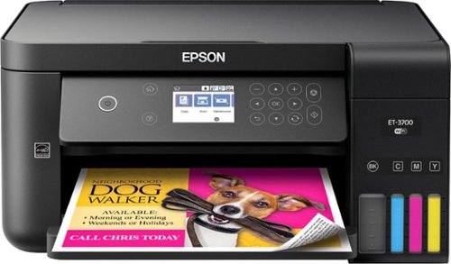 Epson - Expression EcoTank ET-3700 Wireless All-in-One Printer - Black-Front_Standard 