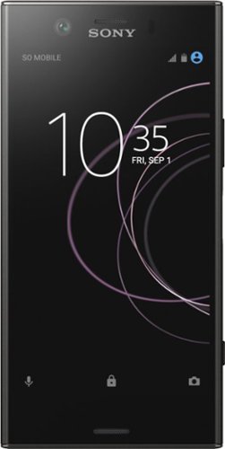 Sony - Xperia XZ1 Compact 4G LTE with 32GB Memory Cell Phone (Unlocked) - Black-Front_Standard 