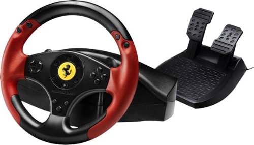 Thrustmaster - Ferrari Red Legend Edition Racing Wheel for PC, PS3