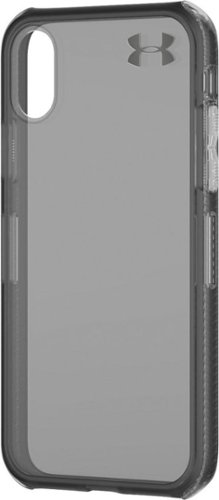 Under Armour - Protect Verge Case for Apple® iPhone® X and XS - Translucent Smoke/Black/Metallic-Front_Standard 