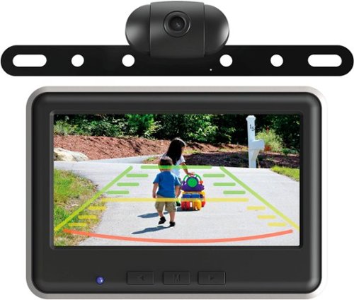 EchoMaster - Wireless Back-Up Camera and 4.3” Color Monitor Kit - Black