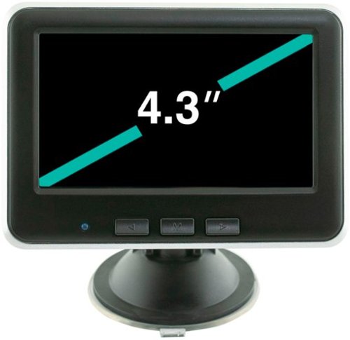 EchoMaster Wireless Back-Up Camera and 4.3” Color Monitor Kit - Black GLOBAL SHIPPING