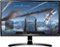 LG - 24" IPS LED 4K UHD 60Hz FreeSync Monitor (HDMI, Display Port) - Black-Front_Standard
