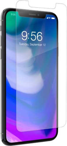  ZAGG - InvisibleShield HD Glass+ Screen Protector for Apple® iPhone® X and XS - Crystal clear