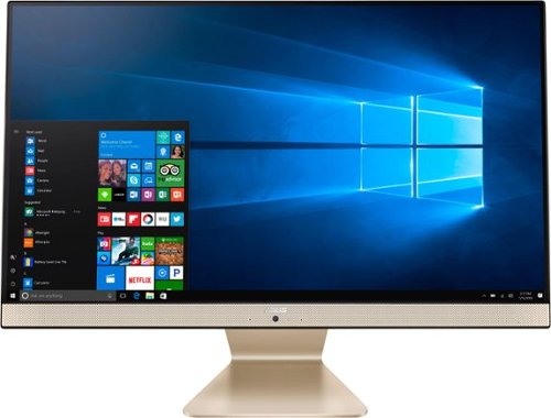  ASUS - Vivo AiO 23.8&quot; Touch-Screen All-In-One - Intel Core i5 - 8GB Memory - 1TB Hard Drive - Black/gold metallic