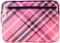 Carolina Pad - Mad for Plaid Laptop Sleeve - Pink/purple/white-Front_Standard