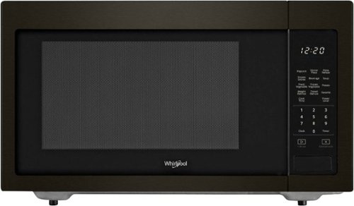 Photos - Microwave Whirlpool  1.6 Cu. Ft.  with Sensor Cooking - Black Stainless St 