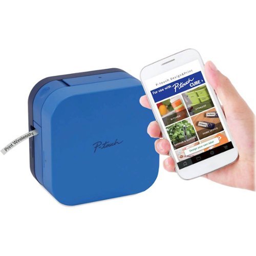 Brother P-touch CUBE, Smartphone Dedicated Label Maker with Bluetooth Wireless Technology - Blue GLOBAL SHIPPING
