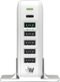 Just Wireless - 6-Port USB Charging Station - White-Front_Standard