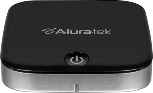 Aluratek - Bluetooth Audio Receiver and Transmitter - Black