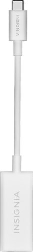 Insignia™ USB Type-C to Gigabit Ethernet Adapter - White WORLDWIDE DELIVERY