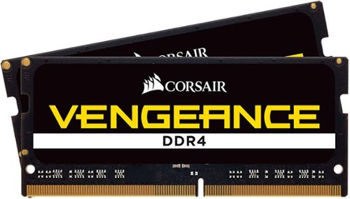CORSAIR - VENGEANCE Series 16GB (2PK 8GB) 2400MHz DDR4 C16 So-DIMM Laptop Memory - Black