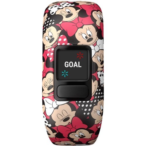 Garmin - vívofit jr 2 Activity Tracker for Kids - Disney Minnie Mouse-Front_Standard 