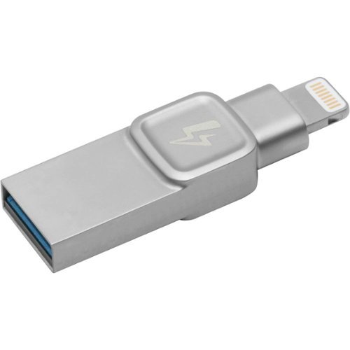  Kingston - DataTraveler Bolt Duo 64GB USB 3.1, Apple Lightning Flash Drive - Silver
