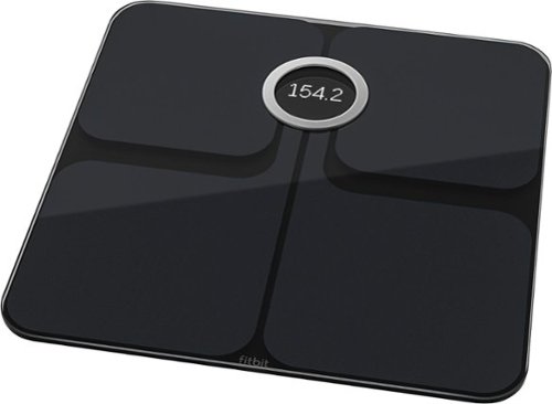  Fitbit - Aria 2 Wi-Fi Smart Scale - Black