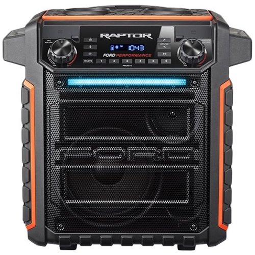 ION Audio - 8" 100W 2-Way PA Speaker - Orange/black-Front_Standard 