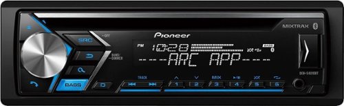  Pioneer - In-Dash CD Receiver - Built-in Bluetooth with Detachable Faceplate - Black