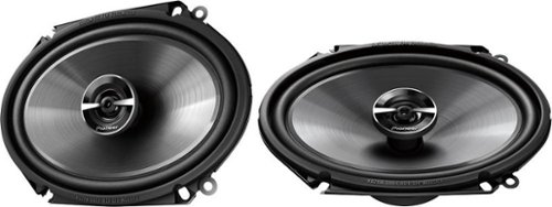 Pioneer 6 x 8 2-way Coaxial Speakers (Pair) - Black WORLDWIDE DELIVERY