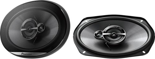 Pioneer - 6" x 9" - 3-way, 400 W Max Power,  IMPP cone,  11mm Tweeter and 2" Midrange  - Coaxial Speakers (pair) - Black