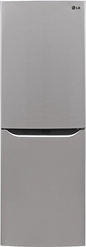  LG - 10.1 Cu. Ft. Counter Depth Bottom-Freezer Refrigerator - Stainless steel