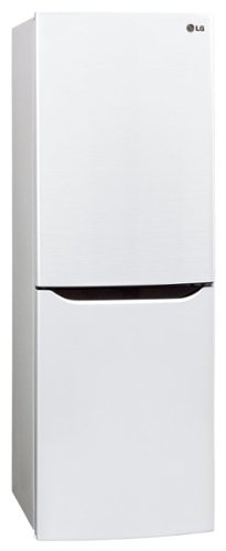 LG - 10.1 Cu. Ft. Counter Depth Bottom-Freezer Refrigerator - Smooth White-Angle_Standard 