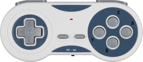  Insignia™ - Wireless Controller for SNES Classic and NES Classic - Gray