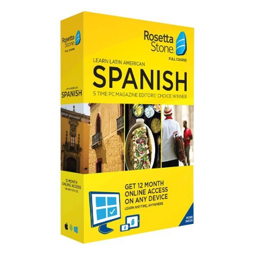 Rosetta Stone - Learn UNLIMITED Languages with 1 Year access - Latin America Spanish - Multi