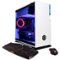 CyberPowerPC - Gamer Supreme Desktop - AMD Ryzen Threadripper - 16GB Memory - NVIDIA GeForce GTX 1080 - 240GB SSD + 2TB Hard Drive - White-Front_Standard