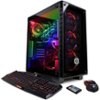 CyberPowerPC - BattleBox Ultimate Gaming Desktop- AMD Ryzen Threadripper - 32GB Memory - NVIDIA GeForce GTX 1080 Ti - 1TB SSD + 4TB HDD - Black-Front_Standard