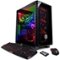 CyberPowerPC - BattleBox Ultimate Gaming Desktop- AMD Ryzen Threadripper - 32GB Memory - NVIDIA GeForce GTX 1080 Ti - 1TB SSD + 4TB HDD - Black-Front_Standard