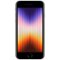 Apple - Refurbished Excellent - iPhone SE (3rd Gen) A2595 (Fully Unlocked) 128GB w/ Pre-Installed Tempered Glass - Midnight-Front_Standard