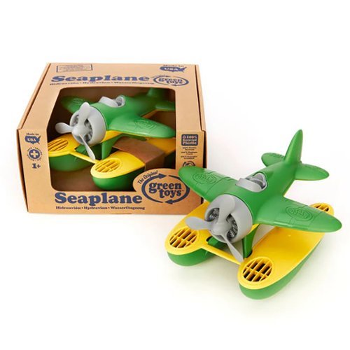 Green Toys : Green Seaplane Floating Water & Bathtime Toy GLOBAL SHIPPING