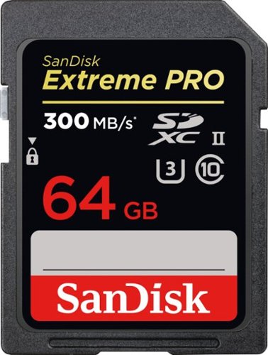  SanDisk - Extreme PRO 64GB SDXC UHS-II Memory Card