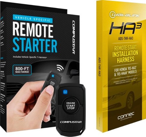 Image of Compustar - Remote Start Installation Harness for Select 2008 and Later Honda and Acura Vehicles - Black