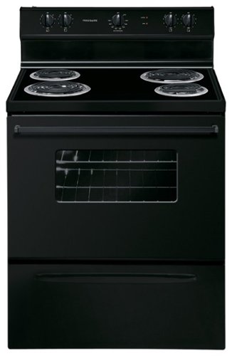 Frigidaire - 4.2 Cu. Ft. Freestanding Electric Range - Black-Front_Standard 