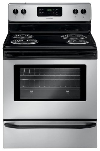 Frigidaire - 5.3 Cu. Ft. Self-Cleaning Freestanding Electric Range - Silver Mist-Front_Standard 