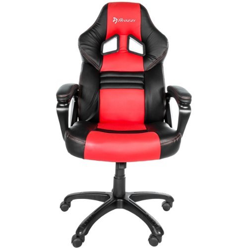Arozzi - Formula Series Ergonomic Gaming Chair - Mesh/Leather - Red-Front_Standard 