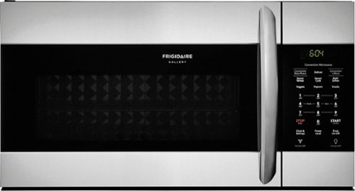 Frigidaire - Gallery 1.5 Cu. Ft. Convection Over-the-Range Microwave with Sensor Cooking - Stainless steel-Front_Standard 