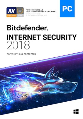  Bitdefender Internet Security 2018 (3-Devices) (1-Year Subscription) - Windows