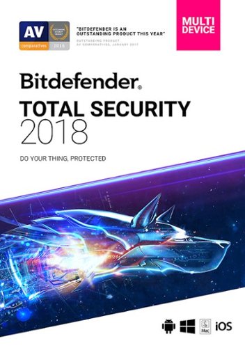  Bitdefender Total Security 2018 (5-Devices) (1-Year Subscription) - Android, Apple iOS, Mac OS, Windows
