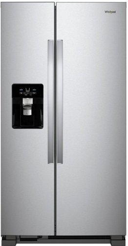 Whirlpool - 21.4 Cu. Ft. Side-by-Side Refrigerator Fingerprint Resistant - Stainless steel