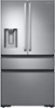 Samsung - Chef Collection 22.6 Cu. Ft. 4-Door Flex French Door Counter-Depth Fingerprint Resistant Refrigerator-Front_Standard