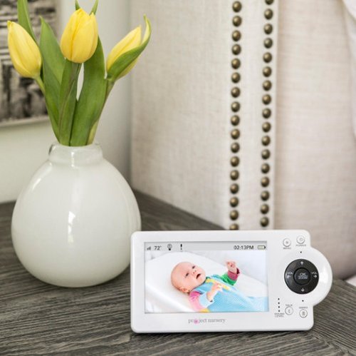 Project Nursery Video Baby Monitor with (2) Cameras and 4.3 Screen - White HOW TO BUY