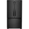 Whirlpool - 25.2 Cu. Ft. French Door Refrigerator - Black-Front_Standard
