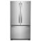 Whirlpool - 20 cu. ft. French Door Refrigerator with Counter Depth Design - Stainless steel-Front_Standard