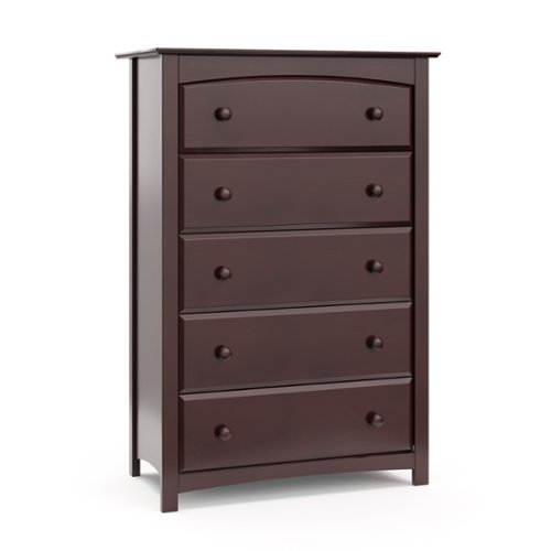 Storkcraft - Kenton 5-Drawer Dresser - Espresso-Front_Standard 