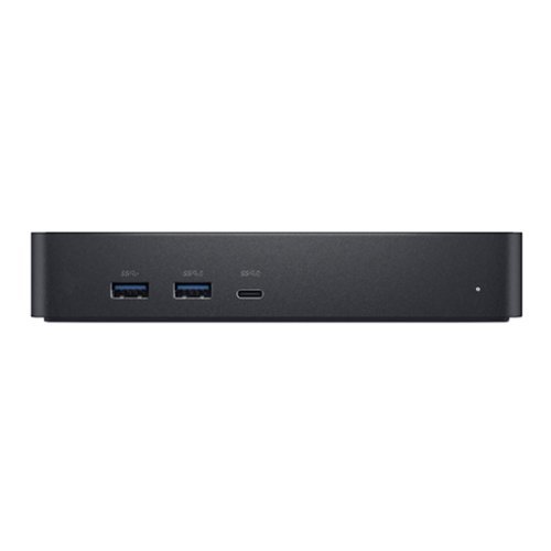 Dell - D6000S USB-C or USB-A Universal Docking Station - Black-Front_Standard 
