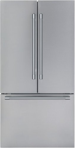 Thermador - Professional 20.8 cu. Ft. French Door Bottom Freezer Counter-Depth Smart Refrigerator with ThermaFresh - Stainless Steel