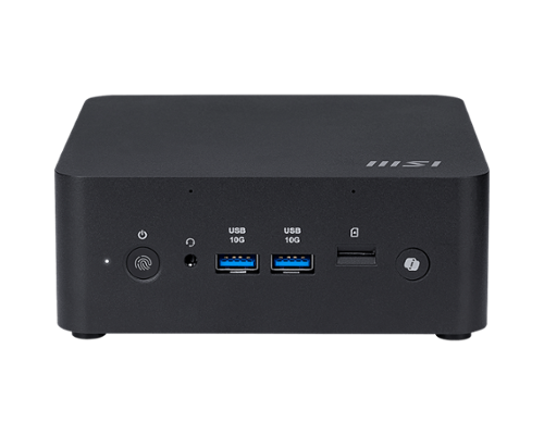 MSI - Cubi NUC AI+ 2MG Mini Desktop - Intel Core Ultra 7 258V - 32GB Memory - 1TB SSD - Windows 11 Pro - Black-Front_Standard 