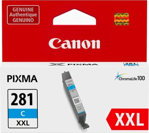 Canon - CLI-281 XXL High-Yield - Ink Cartridge - Cyan-Front_Standard 